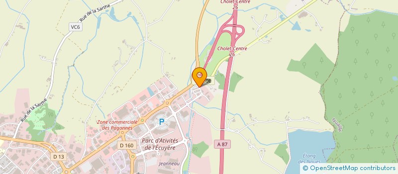 localisation de l'entreprise TRAVAUX FORESTIER SAGLAM AHMET à CHOLET