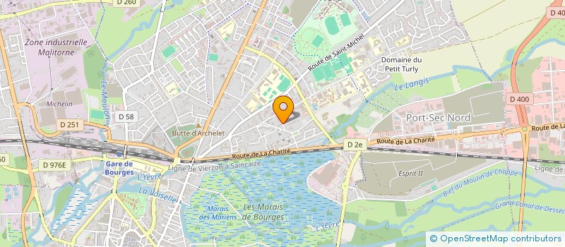 localisation de l'entreprise TRAVAUX FORESTIERS  BOURGES