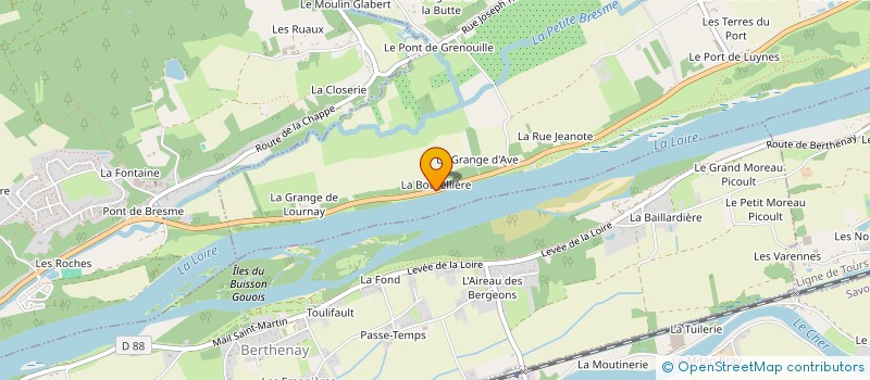 localisation de l'entreprise TRAVAUX FORESTIERS DU VAL DE LOIRE à LUYNES