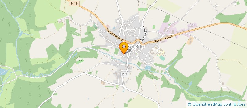 localisation de l'entreprise TRAVAUX FORESTIERS HOCKO à FAYL-BILLOT