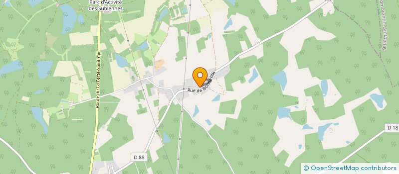 localisation de l'entreprise TRAVAUX FORESTIERS LELOUP  DHUIZON