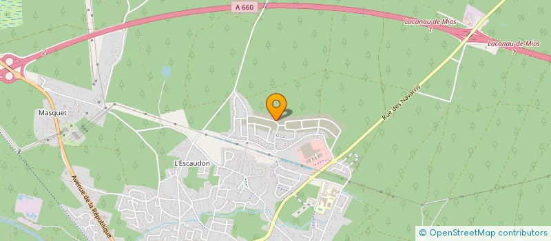 localisation de l'entreprise TRAVAUX FORESTIERS MCF  MIOS