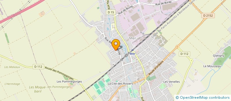 localisation de l'entreprise TRAVAUX FORESTIERS SOLOGNOTS à MER