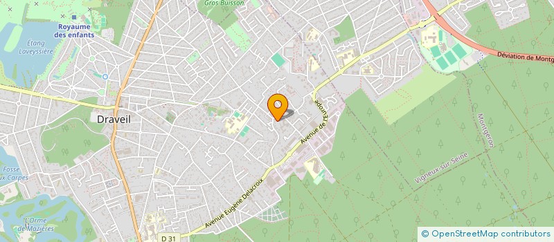 localisation de l'entreprise TRAVAUX GENERAUX BATIMENT à DRAVEIL