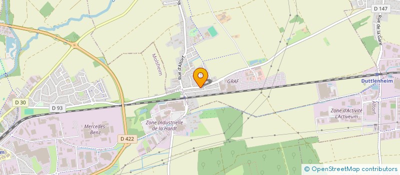 localisation de l'entreprise TRAVAUX GENERAUX DU BATIMENT  DACHSTEIN