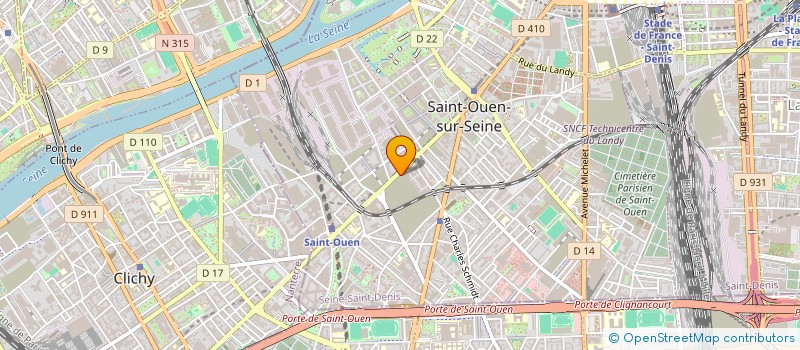 localisation de l'entreprise TRAVAUX GENERAUX DU BATIMENT TGB à SAINT-OUEN-SUR-SEINE