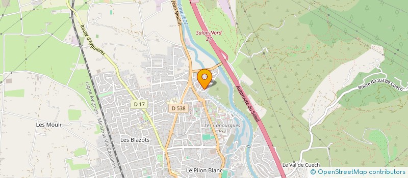 localisation de l'entreprise TRAVAUX HABILIT ORGA MANAG ASSIST SERVIC  SALON-DE-PROVENCE