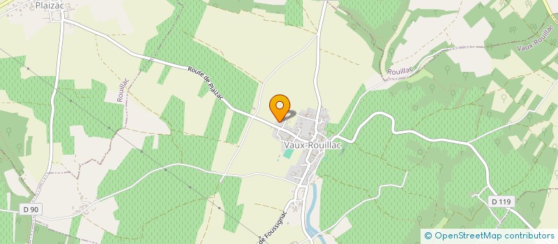 localisation de l'entreprise TRAVAUX HABITAT BENETOUX à VAUX-ROUILLAC