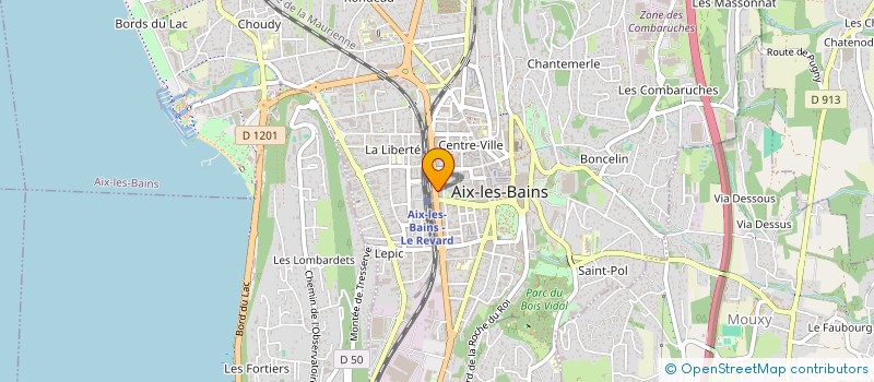 localisation de l'entreprise TRAVAUX HARMONIE  AIX-LES-BAINS