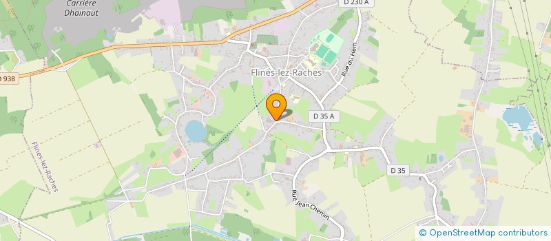 localisation de l'entreprise TRAVAUX HDF à DOUAI