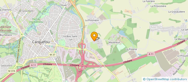 localisation de l'entreprise TRAVAUX HYDRAULIQUES SOLUTIONS  CARQUEFOU