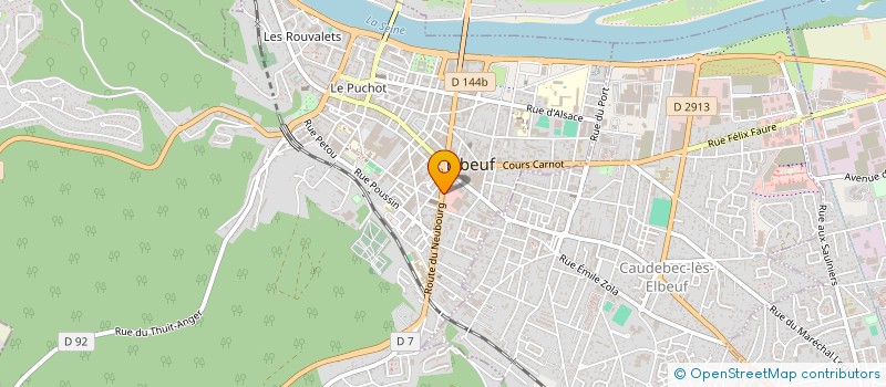 localisation de l'entreprise TRAVAUX INDUST ENVIRONNEMENT à ELBEUF