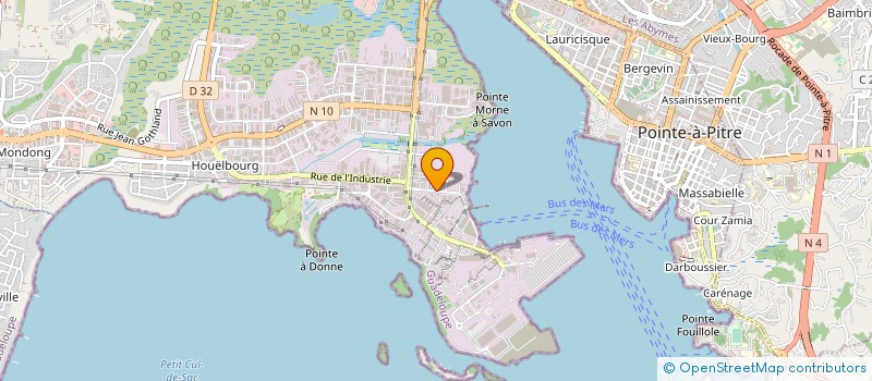 localisation de l'entreprise TRAVAUX INDUST GUADELOUPEENS  BAIE-MAHAULT