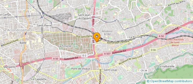 localisation de l'entreprise TRAVAUX INDUSTRIE BATIMENT à MARSEILLE