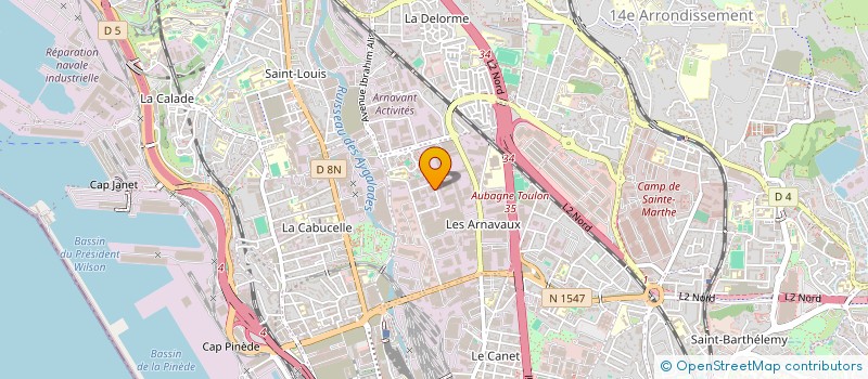 localisation de l'entreprise TRAVAUX INDUSTRIELS ET MAINTENANCE à MARSEILLE