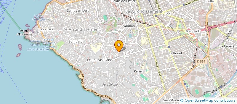 localisation de l'entreprise TRAVAUX INGENIERIE ET CONSEIL (T.I.C) à MARSEILLE