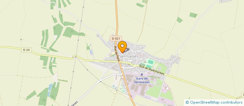 localisation de l'entreprise TRAVAUX INSTAL TELEPHONIQUE GENIE CIVIL à SERMAISES