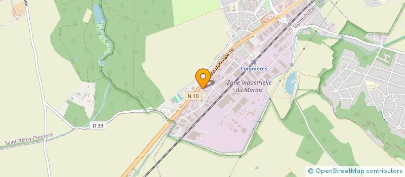localisation de l'entreprise TRAVAUX INSTALLA MATERIEL ETUDE REALISAT à COIGNIERES