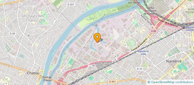 localisation de l'entreprise TRAVAUX INTERIMAIRES DE L'OUEST à NANTERRE