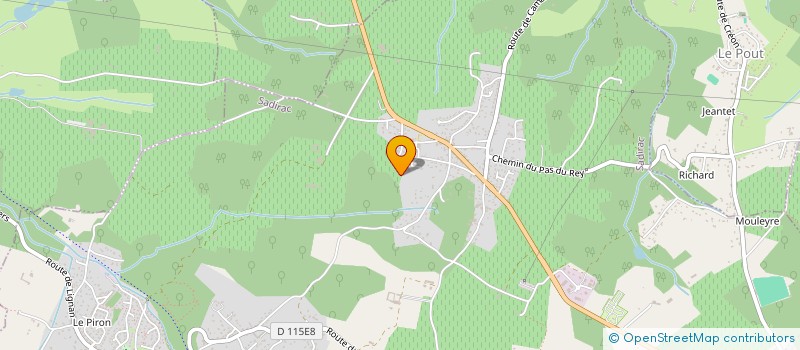 localisation de l'entreprise TRAVAUX MACONNERIE CONSTRUCTION SERVICES  SADIRAC