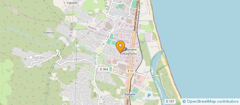 localisation de l'entreprise TRAVAUX MACONNERIE GALE ET TRAV DIVERS à FURIANI