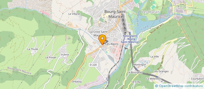 localisation de l'entreprise TRAVAUX MAIS PAS QUE à BOURG-SAINT-MAURICE