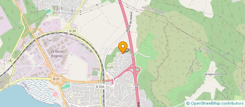 localisation de l'entreprise TRAVAUX MULTI METAL  ROGNAC