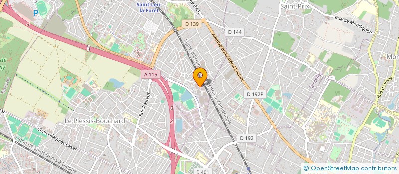 localisation de l'entreprise TRAVAUX, MULTITECHNIQUES DU BATIMENT à SAINT-LEU-LA-FORET