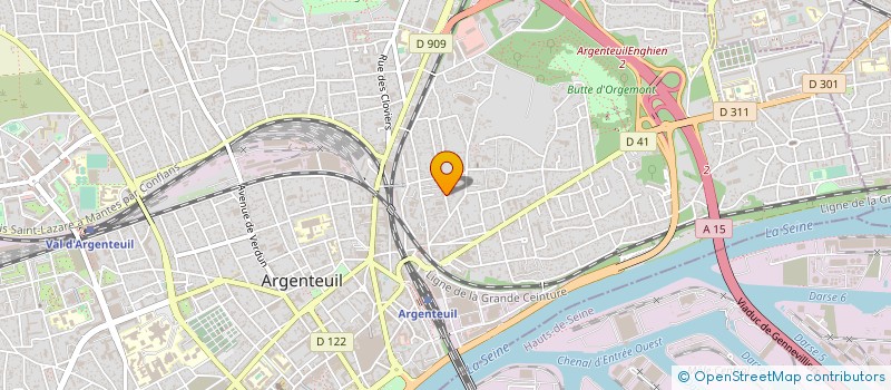 localisation de l'entreprise TRAVAUX PAR LE DESSIN à ARGENTEUIL