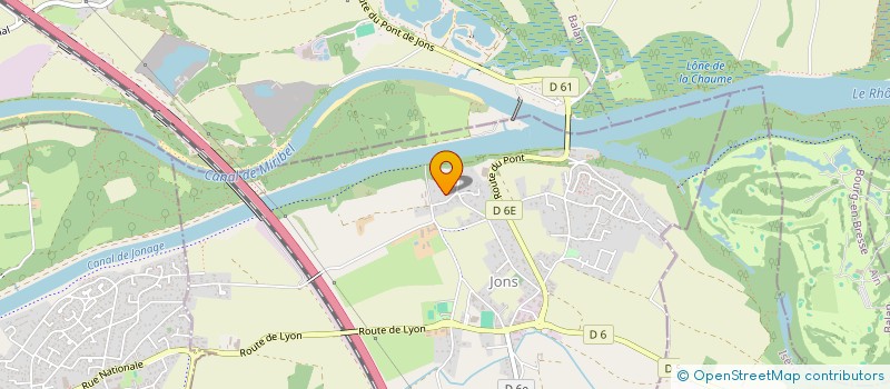 localisation de l'entreprise TRAVAUX PAYSAGES ENVIRONNEMENT  JONS