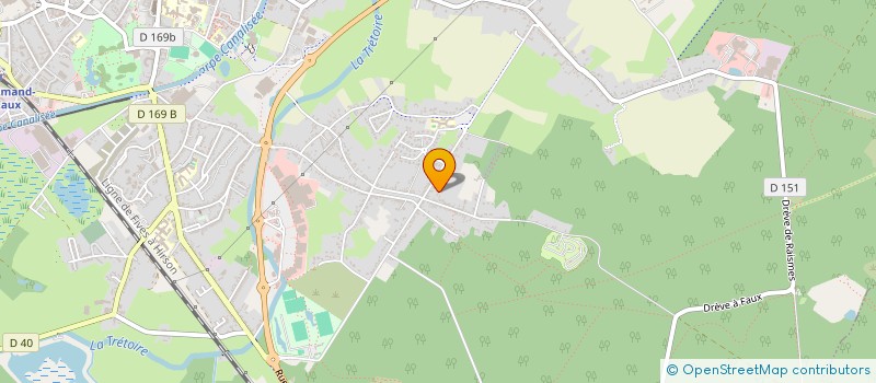 localisation de l'entreprise TRAVAUX PLOMBERIE CHAUFFAGE RENOVATION à SAINT-AMAND-LES-EAUX