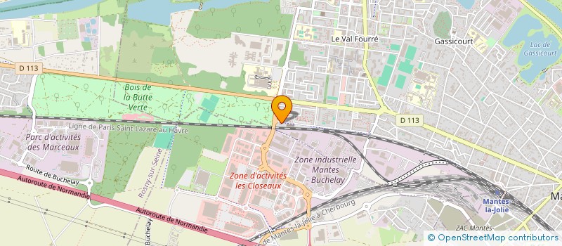 localisation de l'entreprise TRAVAUX PLUS à MANTES-LA-JOLIE