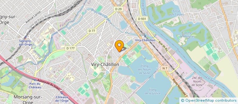 localisation de l'entreprise TRAVAUX PRATIC BATIMENT à VIRY-CHATILLON