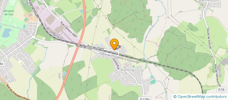 localisation de l'entreprise TRAVAUX PRATIQUES  KUNTZIG