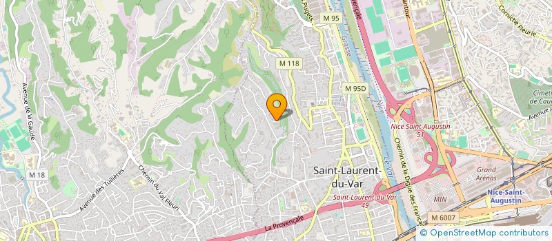 localisation de l'entreprise TRAVAUX PREFABRIC REALISATION CHANTIER à SAINT-LAURENT-DU-VAR