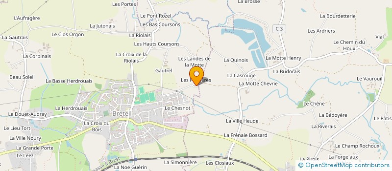 localisation de l'entreprise TRAVAUX PROFESSIONNELS HABITATION à BRETEIL