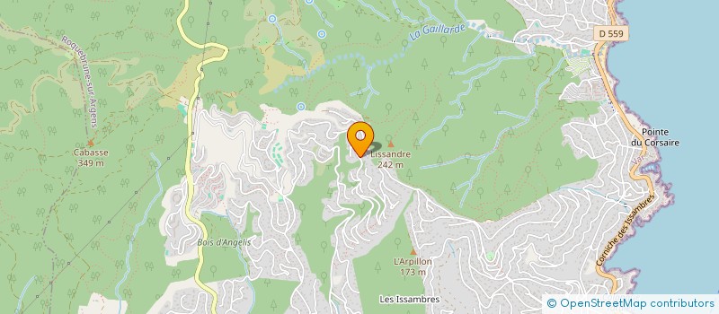 localisation de l'entreprise TRAVAUX PROTECTION DE CHANTIERS  ROQUEBRUNE-SUR-ARGENS