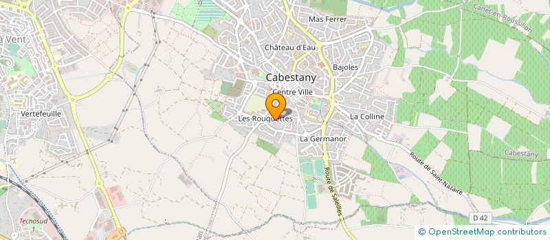 localisation de l'entreprise TRAVAUX PUBLIC DU LITTORAL EURL à CABESTANY