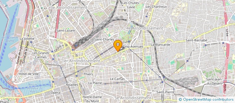 localisation de l'entreprise TRAVAUX PUBLICS à MARSEILLE