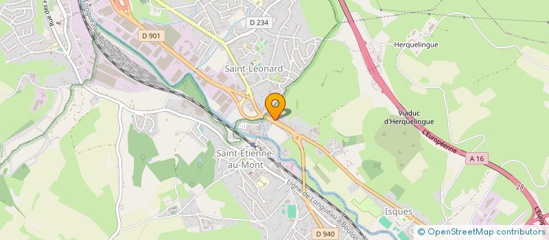 localisation de l'entreprise TRAVAUX PUBLICS CARBURANTS DU BOULONNAIS à SAINT-LEONARD
