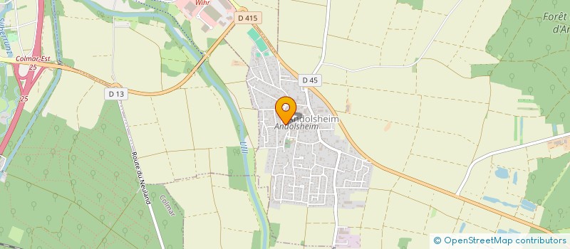 localisation de l'entreprise TRAVAUX PUBLICS CENTRE ALSACE  SUNDHOFFEN