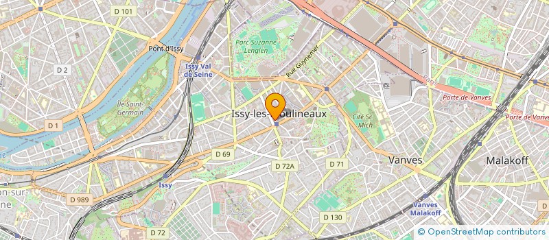 localisation de l'entreprise TRAVAUX PUBLICS CONSEILS & EXPERTISE à ISSY-LES-MOULINEAUX