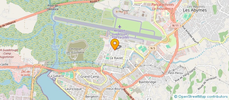 localisation de l'entreprise TRAVAUX PUBLICS CONSTRUCTIONS BATIMENTS à LES ABYMES