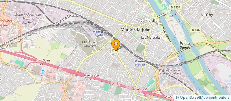 localisation de l'entreprise TRAVAUX PUBLICS DE FRANCE à MANTES-LA-VILLE