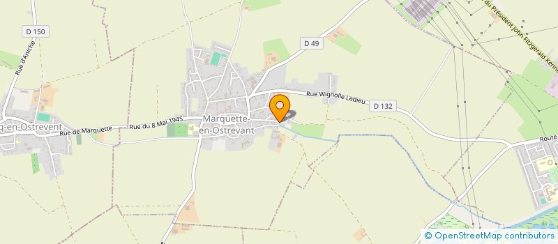 localisation de l'entreprise TRAVAUX PUBLICS DE L OSTREVANT à MARQUETTE-EN-OSTREVANT