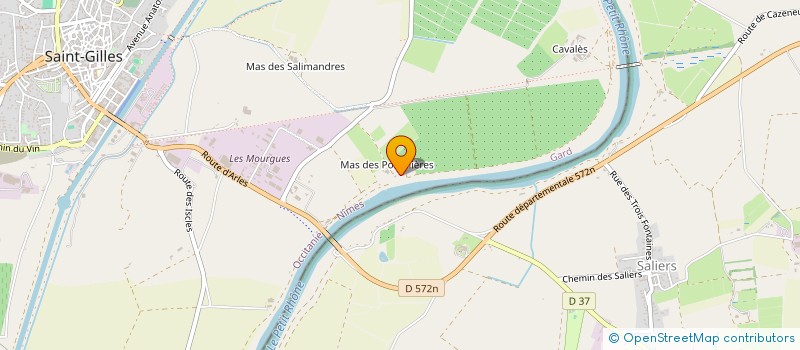 localisation de l'entreprise TRAVAUX PUBLICS DE LA STATION DU PETIT RHONE  SAINT-GILLES