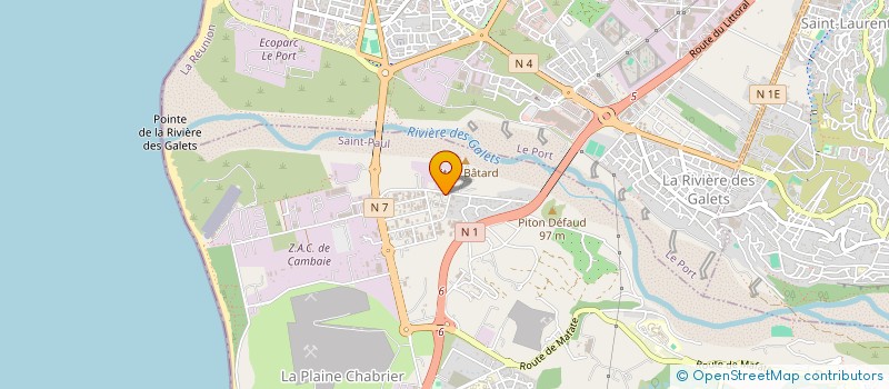 localisation de l'entreprise TRAVAUX PUBLICS DES MASCAREIGNES à SAINT-PAUL