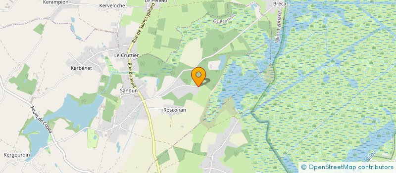 localisation de l'entreprise TRAVAUX PUBLICS DES PAYS BLANCS (TPPB)  GUERANDE