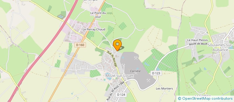 localisation de l'entreprise TRAVAUX PUBLICS DES PAYS DE LA LOIRE à MOZE-SUR-LOUET