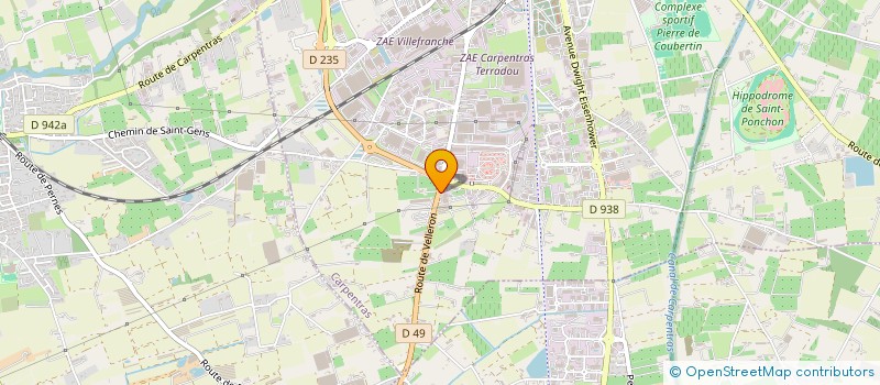 localisation de l'entreprise TRAVAUX PUBLICS DU COMTAT à CARPENTRAS